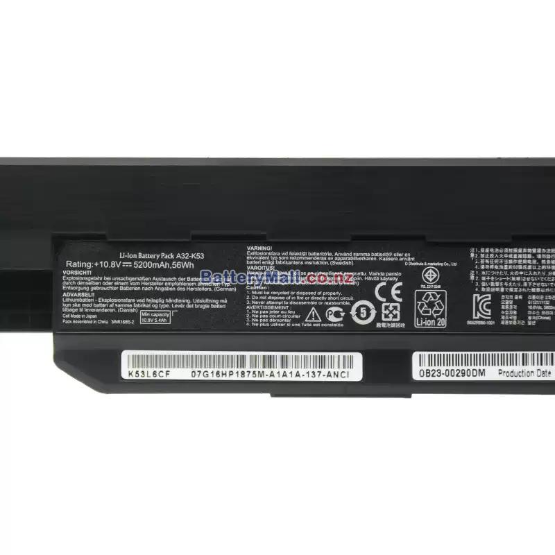 Asus A43F Replacement battery