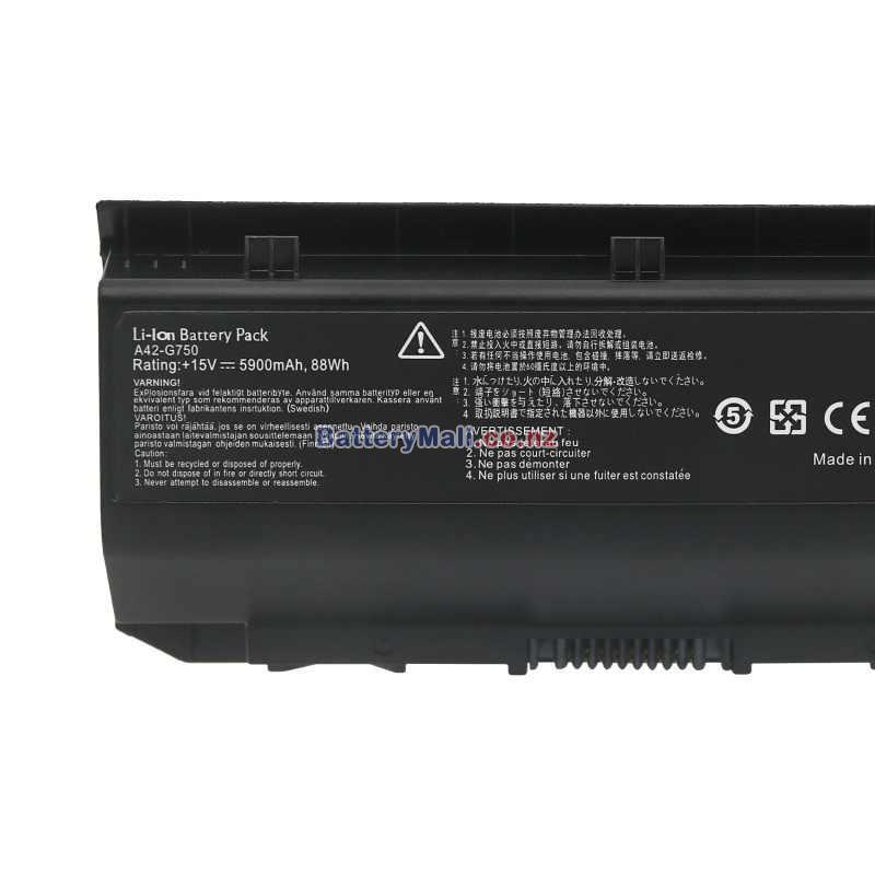 Asus A42-G750 Replacement battery