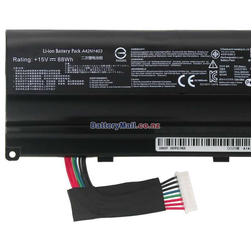 Asus ROG GFX71 Replacement battery