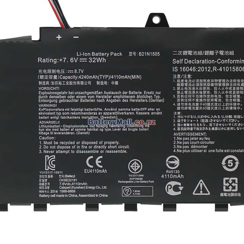 Asus 0B200-01400200M Replacement battery