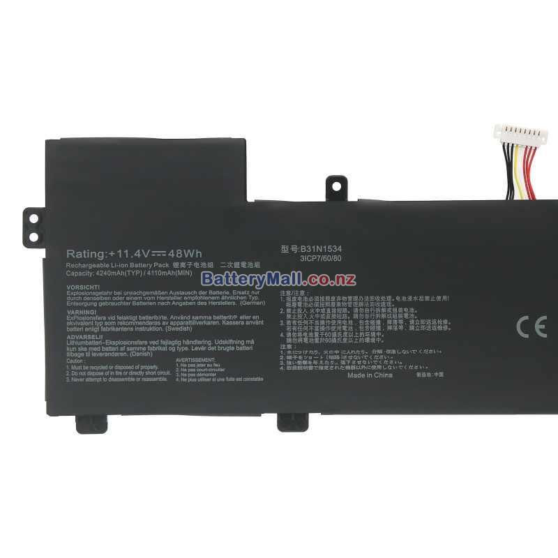 Asus Zenbook UX510UW-CN044T Replacement battery
