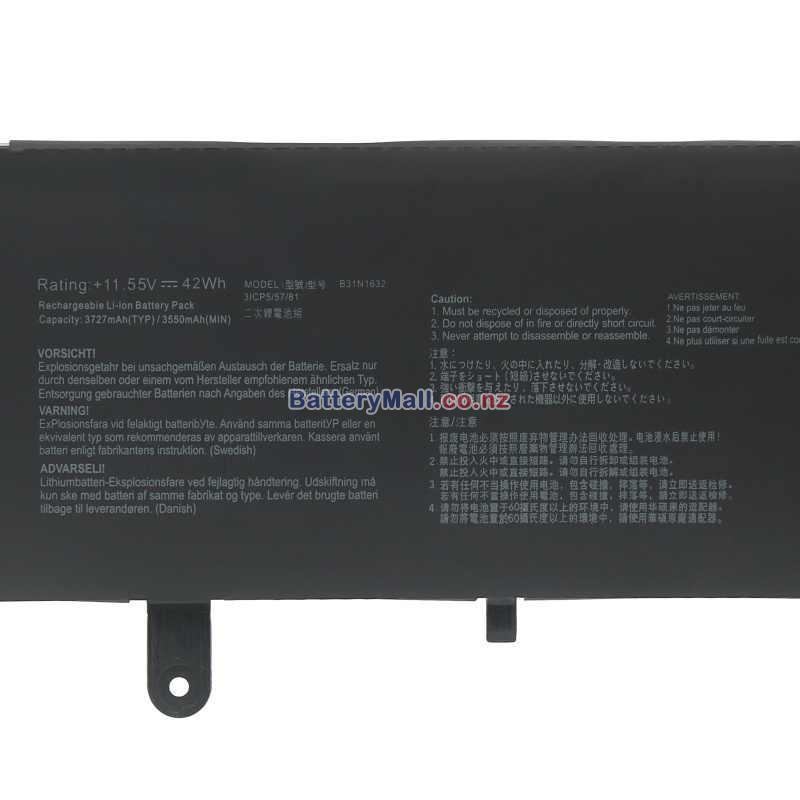 Asus B31N1632 Replacement battery