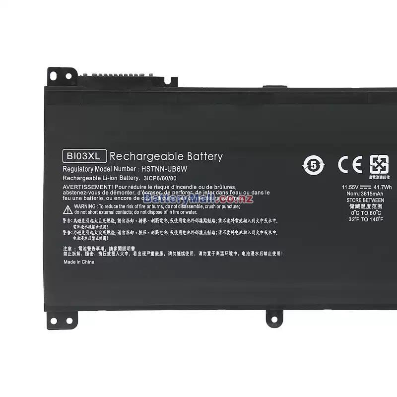 HP ZBook Fury 15 G7 Mobile Workstation Replacement battery
