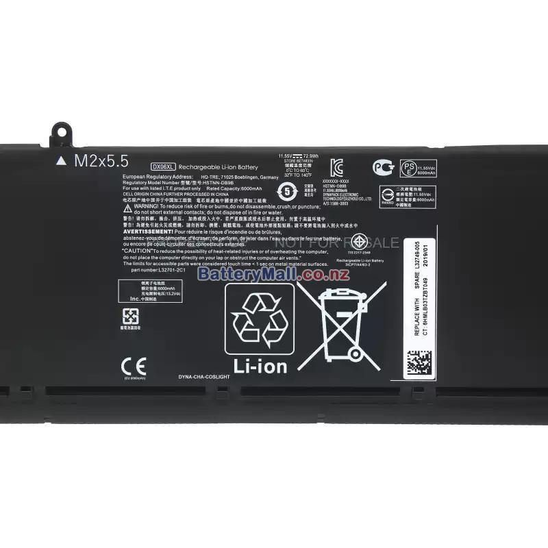 HP OMEN X 15-DG0310NG Replacement undefined