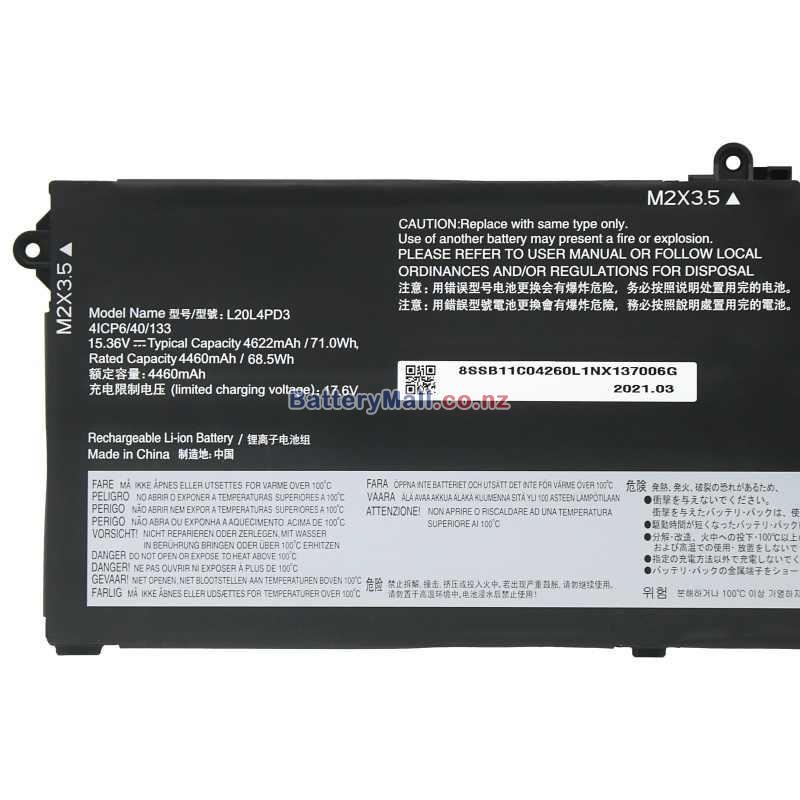 Lenovo ThinkBook 16p G2 ACH-20YM000BUA Replacement battery