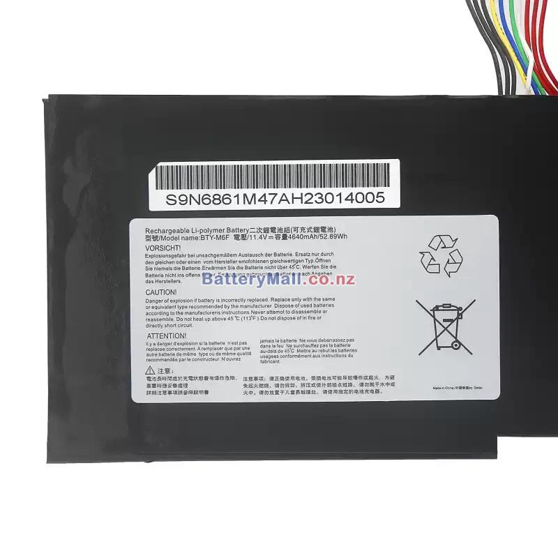 MSI MS-16H2 Replacement battery